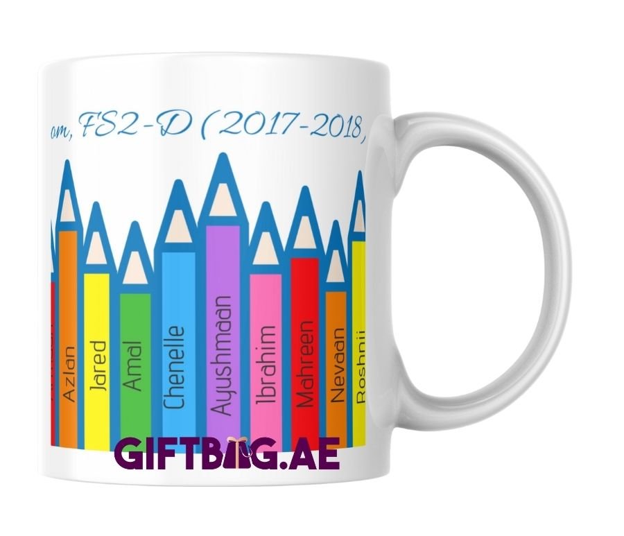Thank You Teacher Mug with Student Names - Image 3