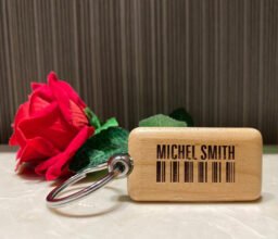 Personalised Wooden Keychain With Name