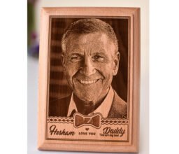 Alternative view of Wooden Photo Plaque Small