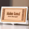Card holder with Personalised Name