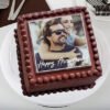 Love for Chocolate Photo Cake