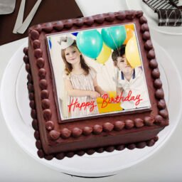 Fun Birthday Photo Cake