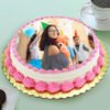 Pretty in Pink Photo Cake