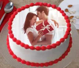 Love Forever Photo Cake