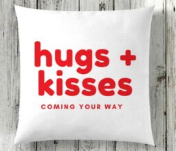 Hugs + Kisses Cushion