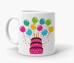 Happy Birthday Balloons Mug