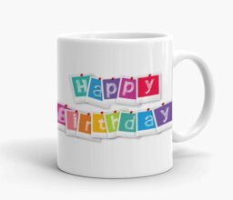 Alternative view of Happy Birthday Balloons Mug