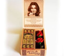 Luxury Valentine's Box with Personalised Chocolates