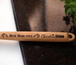 Alternative view of Personalised wooden spoon set
