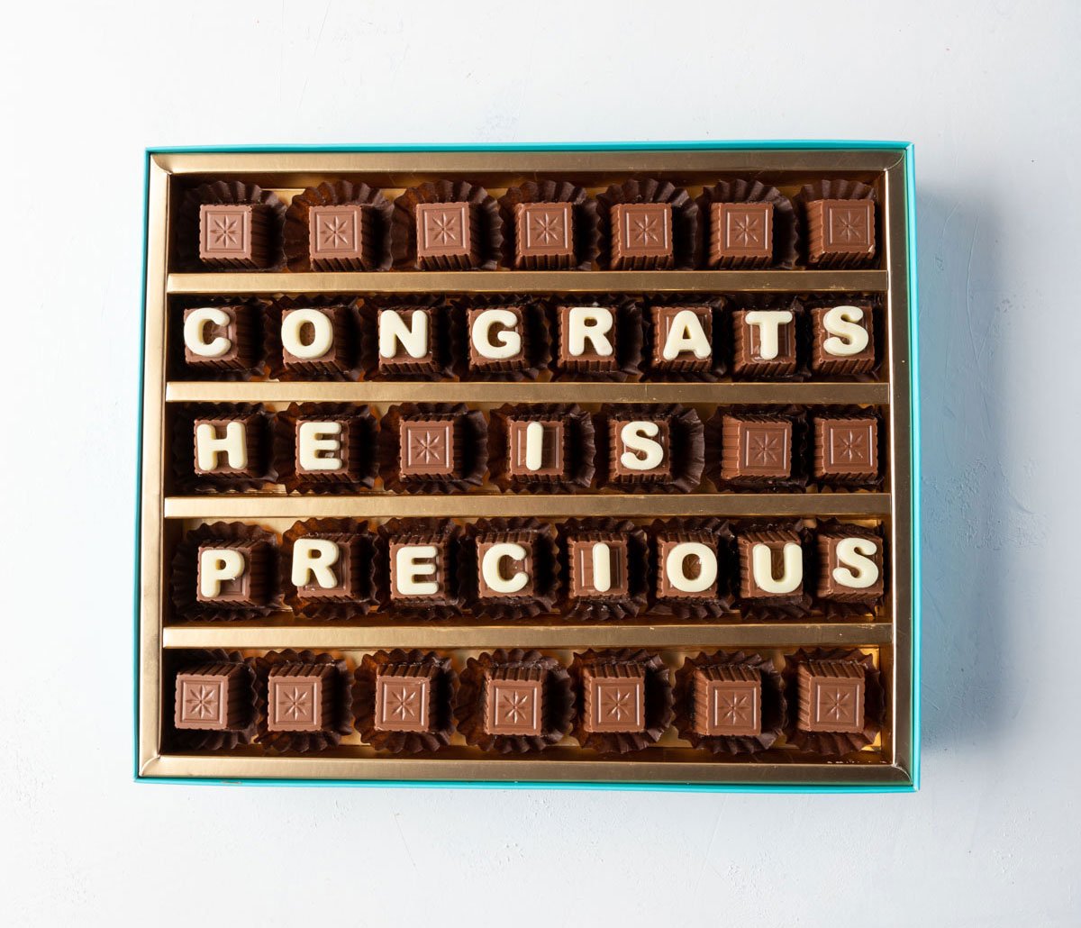 New Baby Boy Chocolate Box - Image 2