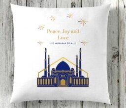 Eid Mubarak Wishes Cushion