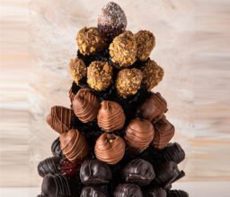 Alternative view of Assorted Chocolate Dates Arrangement