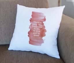 Happiness Quote Cushion