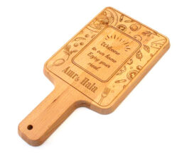 Personalised Wooden Server plate