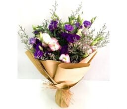 Alternative view of Mixed Eustoma Bouquet