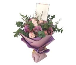 Pink and Purple Rose Bouquet