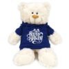 Happy Birthday - Cream Bear blue 38cm