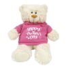 Happy Mother's Day - Cream Bear pink 38cm