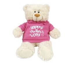Happy Mother's Day - Cream Bear pink 38cm