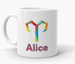 Aries Zodiac Personalised Mug