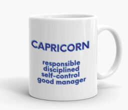 Alternative view of Capricorn Zodiac Personalised Mug