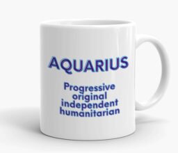 Aquarius Zodiac Personalised Mug - Image 2