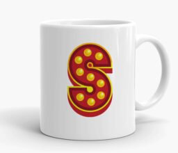 Alternative view of Personalised Letter Lights Mug