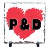 Initials Personalised Square Stone