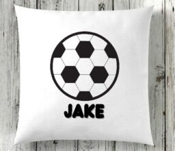 Football Personalised Name Cushion