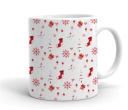 Alternative view of Christmas Snowflakes Mug
