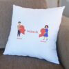 We Just Fit Personalised Cushion