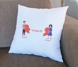 We Just Fit Personalised Cushion