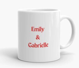 Alternative view of Small Hearts Personalised Photo Mug