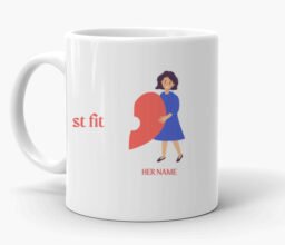 Alternative view of We Just Fit Personalised Mug