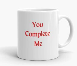 Alternative view of You Complete Me Puzzle Mug