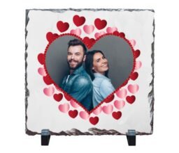 Personalised Heart photo Stone
