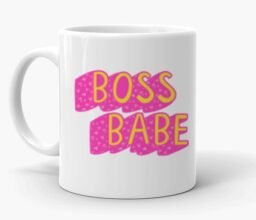 Alternative view of Boss Babe Mug