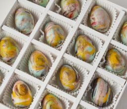 Alternative view of 16 Marble Effect Easter Eggs