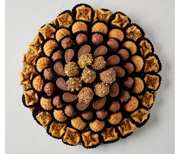 Baklawa, Mamoul and Dates Assorted Arrangement - Image 2