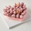 Pink and Purple Chocolate Strawberries Arrangement