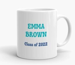 Alternative view of Personalised Name and Photo Graduation Mug