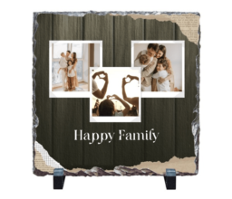 Happy Family Personalised Stone