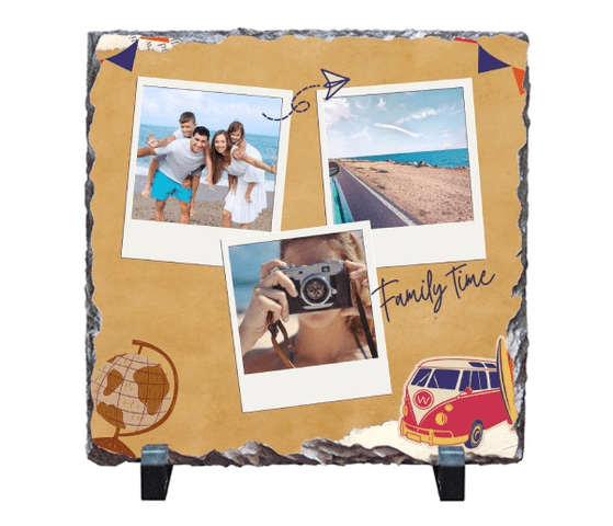 Family Time Personalised Stone