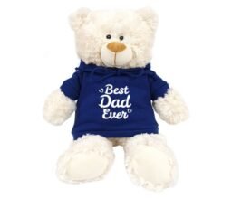 Best Dad Ever Cream Bear - 38cm