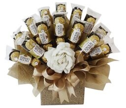 Alternative view of Golden Ferrero Rocher Classic Bouquet