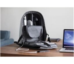 XDDESIGN BOBBY HERO Anti-theft Backpack in rPET material Grey - Image 6