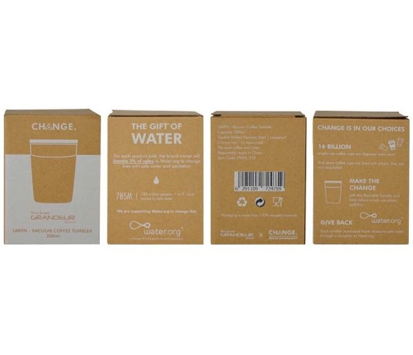 LAREN - CHANGE Collection Insulated Mug - White - Image 5