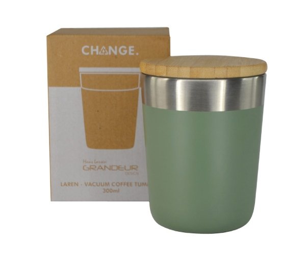 LAREN - CHANGE Collection Insulated Mug - Green - Image 5