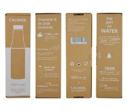 BREDA - CHANGE Collection Insulated Water Bottle - Black - Image 5