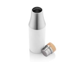 Alternative view of BREDA - CHANGE Collection Insulated Water Bottle - White